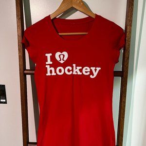Rare Lululemon I Love Hockey Tee *SE